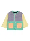 Bobo Choses Colour-block Jacket In Blue