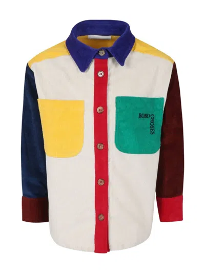BOBO CHOSES COLOUR-BLOCK SHIRT