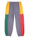 Bobo Choses Kids' B.c. Colorblock Organic Cotton Joggers In Gray