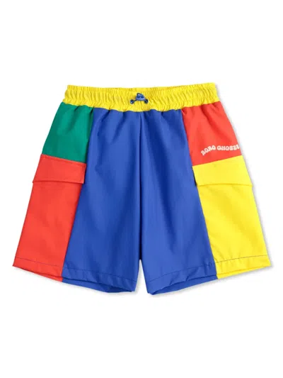 BOBO CHOSES COLOUR-BLOCK SWIM SHORTS