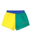 Bobo Choses Baby Colorblock Swim Trunks In Yellow