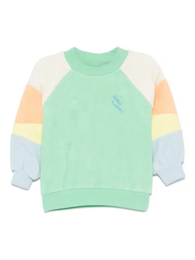 BOBO CHOSES COLOUR-BLOCK TERRY-CLOTH SWEATSHIRT