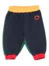 Bobo Choses Colour-block Track Pants In Blue