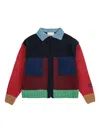 Bobo Choses Colourblock Zip-up Cardigan In Multi