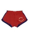 Bobo Choses Contrast-binding Shorts In Red