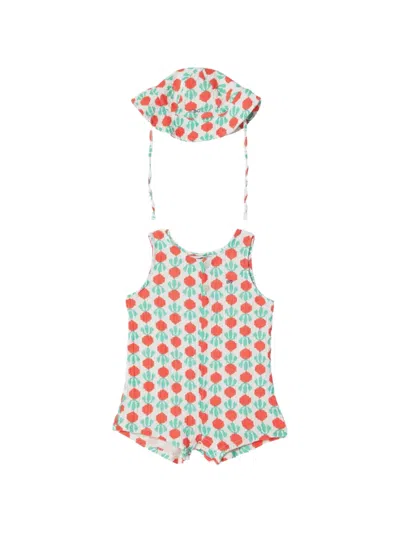 Bobo Choses Cool Radish Babywear Set In Red