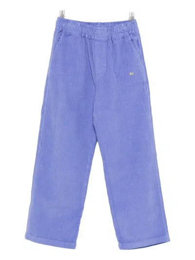 Bobo Choses Kids' Corduroy Trousers In Purple