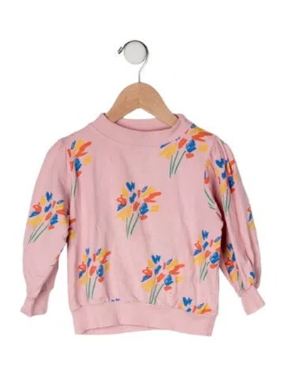 Pre-owned Bobo Choses Babies' Cotton All Over Print Top In Pink