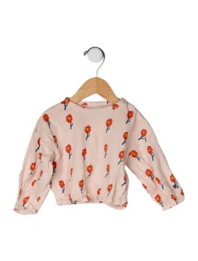 Pre-owned Bobo Choses Babies' Cotton All Over Print Top In Pink