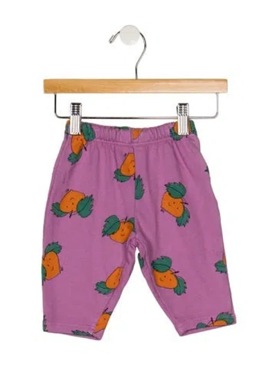 Pre-owned Bobo Choses Babies' Cotton Purple And Multicolor Patterned Casual Sweatpants