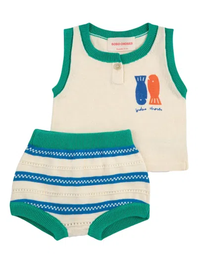 BOBO CHOSES COTTON SHORT SET