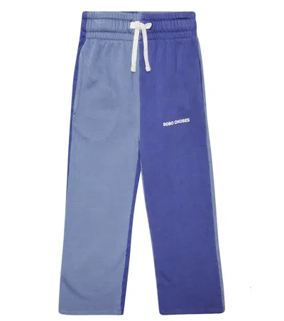 Bobo Choses Kids' Cotton Sweatpants In Blue