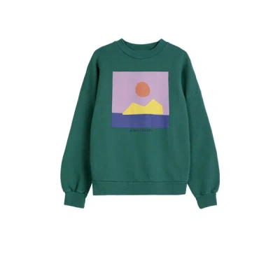 Bobo Choses Cotton Sweatshirt In Green