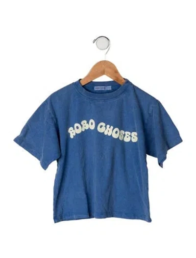 Pre-owned Bobo Choses Kids' Cotton T Shirt In Blue