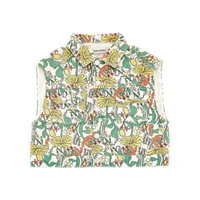 Bobo Choses Cotton Vest With Print Kids In Multi