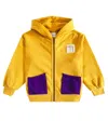 Bobo Choses Cotton Zip-up Hoodie In Yellow