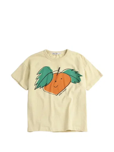 Bobo Choses Kids' Crew-neck Short-sleeve T-shirt In Neutral