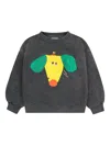 Bobo Choses Crew Neck Sweater In Grey