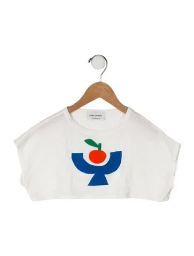 Pre-owned Bobo Choses Babies' Cropped T Shirt In White