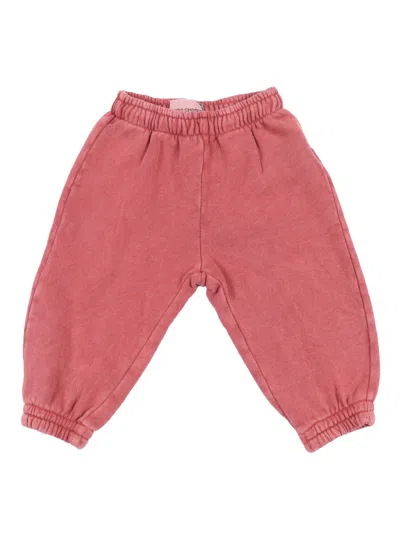 Bobo Choses Babies' Curve  Jogging Pants In Red