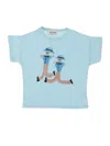 Bobo Choses Dancing Giants T-shirt In Blue
