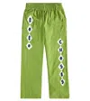 Bobo Choses Diamonds Cotton Sweatpants In Green
