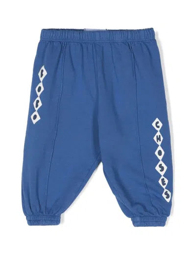 Bobo Choses Babies'  Diamonds Track Pants In Blau
