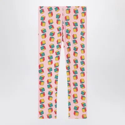 Bobo Choses Dice Print Leggings In Pink
