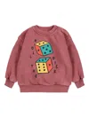 Bobo Choses Dice-print Sweatshirt In Brown