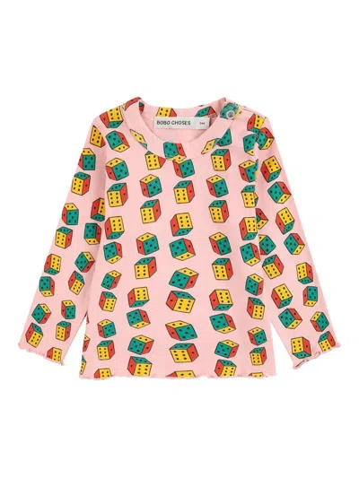 Bobo Choses Babies' Dice-print T-shirt In Multi