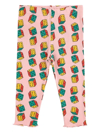 Bobo Choses Babies' Dice-print Trousers In Pink