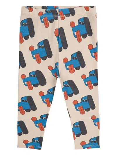 Bobo Choses Babies' Dog-print Leggings In Multi