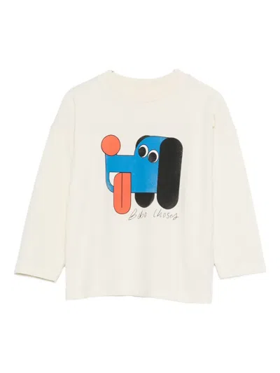 Bobo Choses Kids' Dog-print T-shirt In Neutral