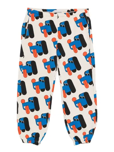 Bobo Choses Kids' Dog-print Track Pants In Neutral