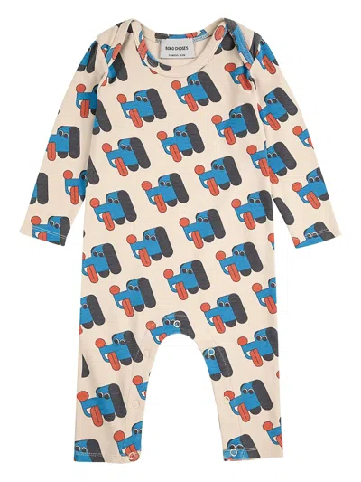 Bobo Choses Babies' Doggy Mate Long-sleeve Romper In Multi