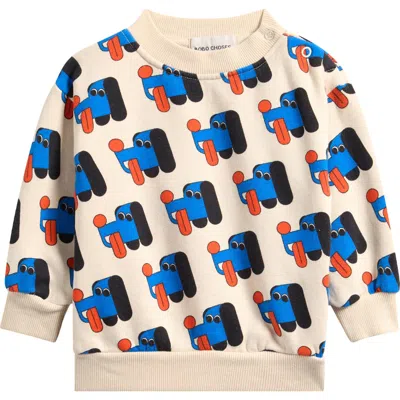 Bobo Choses Babies'  Doggy Mate Print Organic Cotton Sweatshirt In White