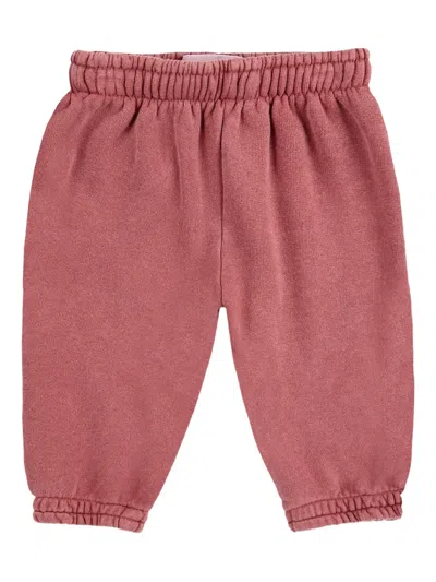 Bobo Choses Babies' Elastic-waist Logo Trousers In Brown