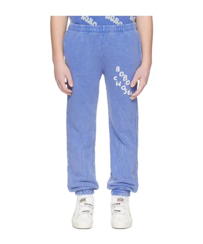Bobo Choses Elastic Waist Sweatpants In Blue