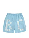 Bobo Choses Elasticated Bermuda Shorts In Blue