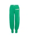 Bobo Choses Elasticated Drawstring Track Pants In Green