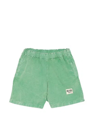 Bobo Choses Kids' Elasticated-waistband Shorts In Green