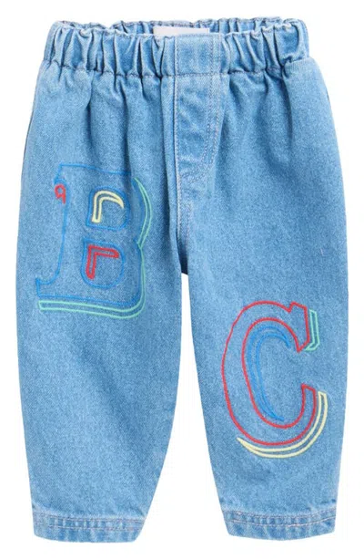 Bobo Choses Babies'  Embroidered Jeans In Blue