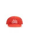 Bobo Choses Embroidered Poly Baseball Hat In Red