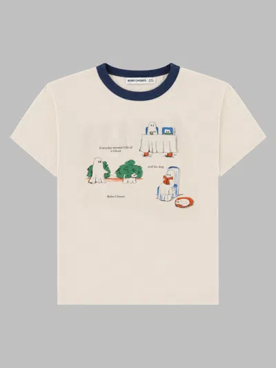 Bobo Choses Everyday Ghosts T-shirt In Neutral