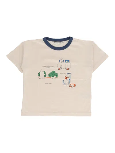 Bobo Choses Kids' Everyday Ghosts T-shirt In Neutral