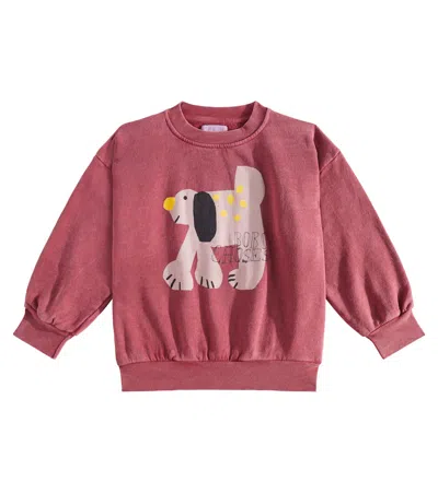 Bobo Choses Kids' Fairy Dog Cotton Jersey Sweatshirt In Red
