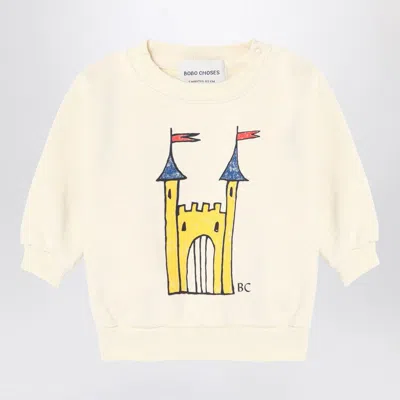 BOBO CHOSES FARAWAY CASTLE IVORY SWEATSHIRT