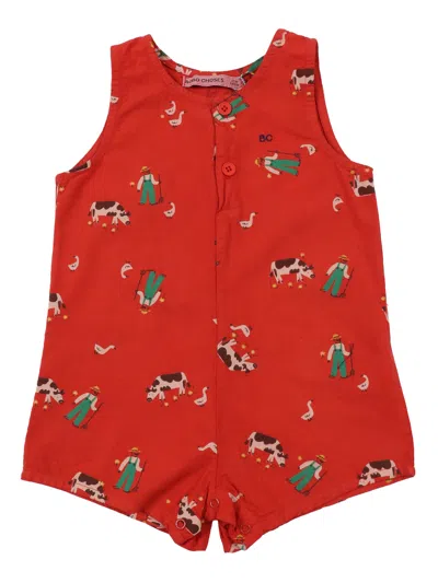 Bobo Choses Farm Adventure All Over Playsuit In Multi