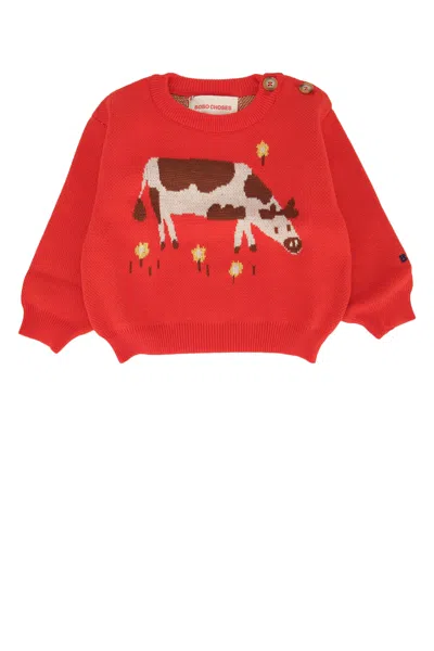 Bobo Choses Farm Adventure Jumper In Red