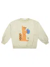 Bobo Choses Felpa Gc Stampa Scoiattolo In Beige